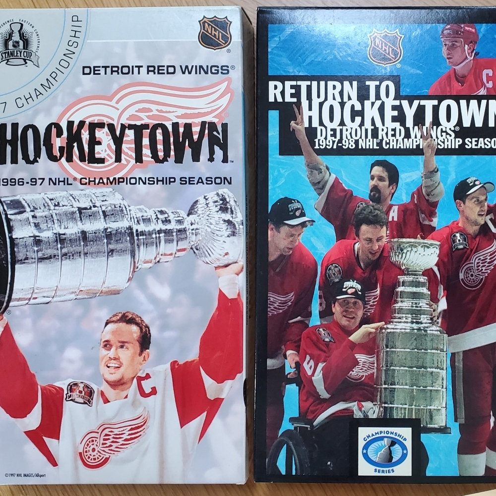 Detroit Red Wings Hockeytown DVD tapes
